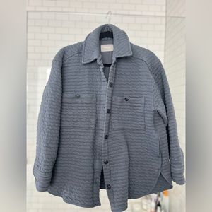 Everlane Quilted Shacket - Size L - EUC
